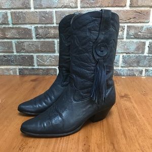 Laredo Navy Cowboy Boots Women’s 8